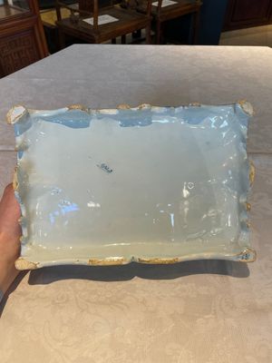 A rare blue and white Dutch Delft jewellery casket and cover, 18th C. — foto 26
