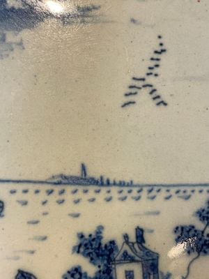 A rare blue and white Dutch Delft jewellery casket and cover, 18th C. — foto 5