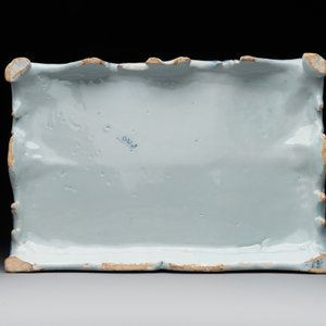 A rare blue and white Dutch Delft jewellery casket and cover, 18th C. — foto 9