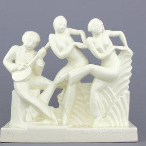 A rare Boch Keramis sculpture by Charles Catteau, 20th C.: La Dance Moderne — photo 1