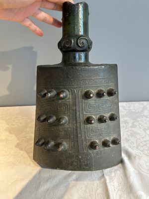 A rare Chinese archaic bronze bell, 'nao 鐃', Western Zhou — 照片 2