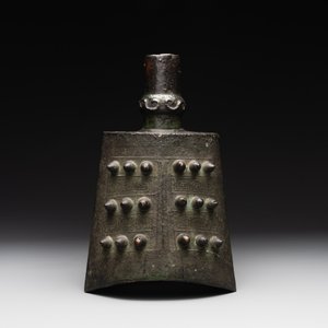 A rare Chinese archaic bronze bell, 'nao 鐃', Western Zhou — 照片 2