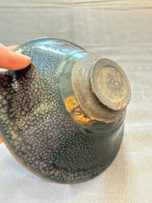 A rare Chinese black-glazed 'oil-spot' tea bowl, Song/Jin — photo 8