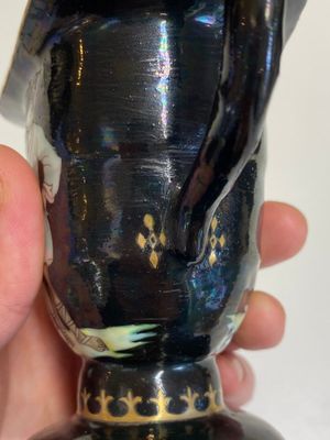 A rare Chinese black-ground enamelled ewer with Ottoman musicians, Qianlong — 照片 8
