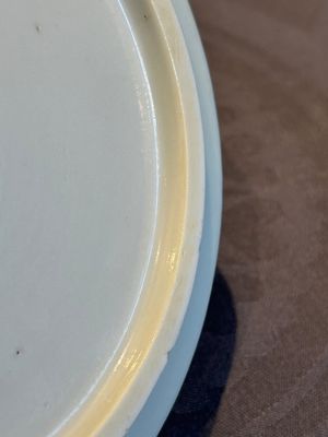 A rare Chinese blue and white 'Bleu de Hue' plate for the Vietnamese market, Bích ngọc 壁玉 seal mark, 19th C. — photo 13