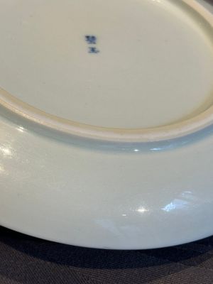 A rare Chinese blue and white 'Bleu de Hue' plate for the Vietnamese market, Bích Ngọc 碧玉 seal mark, 19th C. — photo 13