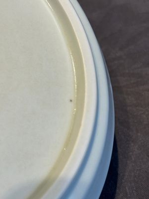 A rare Chinese blue and white 'Bleu de Hue' plate for the Vietnamese market, Quốc bửu vô hà 國寶無暇 seal mark, 19th C. — photo 12