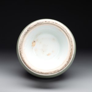A rare Chinese blue and white, celadon-and-ge-glazed triple gourd vase, Kangxi — foto 5