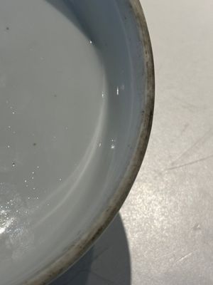 A rare Chinese blue and white cylindrical box and cover for the Thai or Vietnamese market, Jin Tang Fa Ji 錦堂發記 mark, Daoguang — photo 21