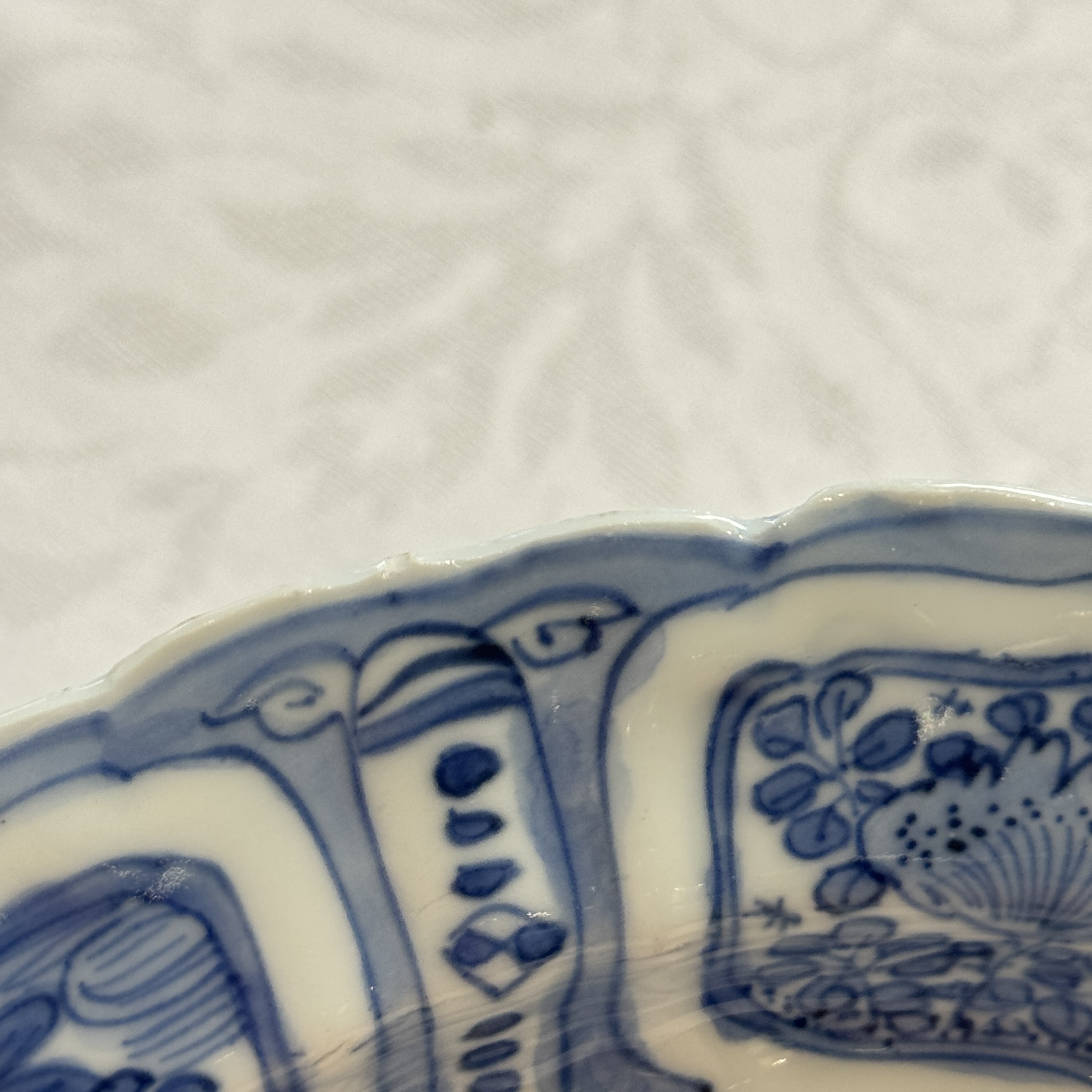 A rare Chinese blue and white 'Grasshopper' plate — 照片 22