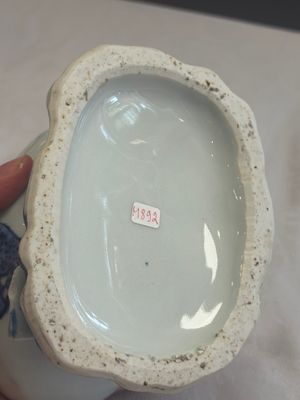 A rare Chinese blue and white ko-sometsuke 'Three-legged Toad' incense burner  — photo 17