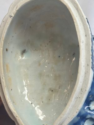 A rare Chinese blue and white ko-sometsuke 'Three-legged Toad' incense burner  — photo 9