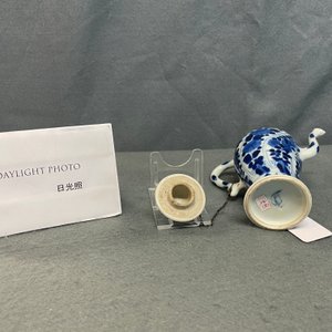 A rare Chinese blue and white miniature teapot, Kangxi — 照片 11