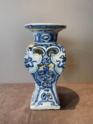 A rare Chinese blue and white openworked incense burner, Ming — 照片 5