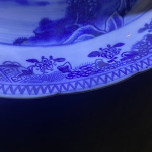 A rare Chinese blue and white tureen and cover for use on a ship, Qianlong — 照片 14