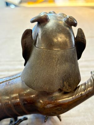 A rare Chinese bronze lion-form censer, Southern Song — 照片 11