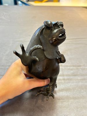 A rare Chinese bronze lion-form censer, Southern Song — 照片 5