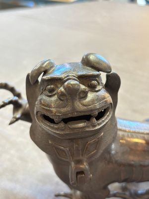 A rare Chinese bronze lion-form censer, Southern Song — 照片 7