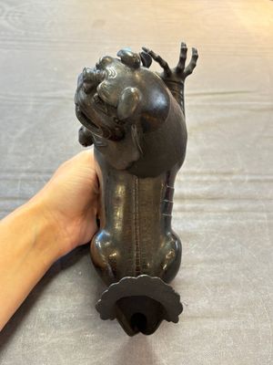 A rare Chinese bronze lion-form censer, Southern Song — 照片 9