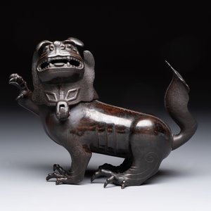 A rare Chinese bronze lion-form censer, Southern Song — 照片 3