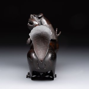 A rare Chinese bronze lion-form censer, Southern Song — 照片 4