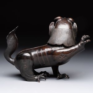 A rare Chinese bronze lion-form censer, Southern Song — 照片 5