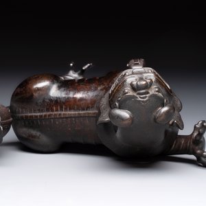 A rare Chinese bronze lion-form censer, Southern Song — 照片 7
