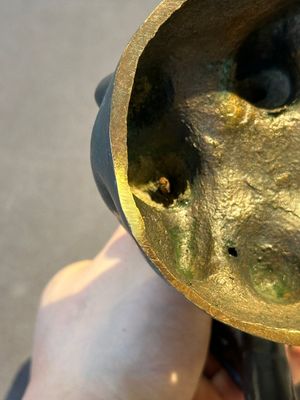 A rare Chinese bronze 'parrot' incense burner, Ming — photo 17