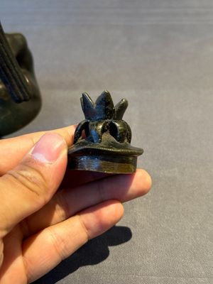 A rare Chinese bronze 'parrot' incense burner, Ming — photo 9