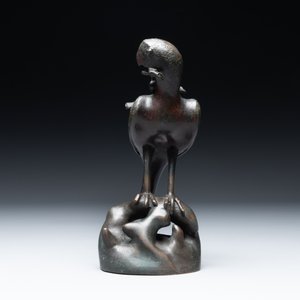 A rare Chinese bronze 'parrot' incense burner, Ming — photo 4