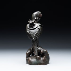 A rare Chinese bronze 'parrot' incense burner, Ming — photo 6