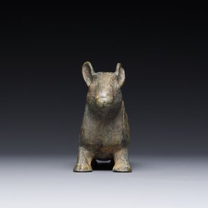 A rare Chinese bronze ritual vessel in the form of a tapir in Eastern Zhou-style, Warring States period — photo 5