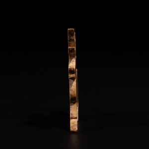 A rare Chinese calcified jade 'deer' pendant, Western Zhou — 照片 5