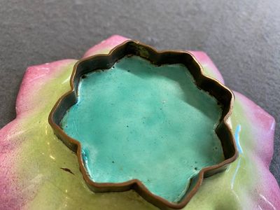 A rare Chinese Canton enamel 'eight immortals' star-shaped dish, Qianlong — 照片 4