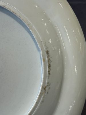A rare Chinese Canton famille rose armorial dish with the arms of Wight, ca. 1810 — 照片 11