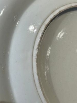 A rare Chinese Canton famille rose armorial dish with the arms of Wight, ca. 1810 — 照片 10
