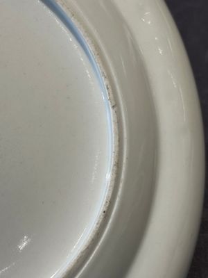 A rare Chinese Canton famille rose armorial dish with the arms of Wight, ca. 1810 — foto 12