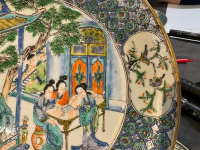A rare Chinese Canton famille verte 27-piece tea service, 19th C. — photo 11