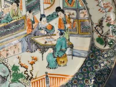 A rare Chinese Canton famille verte 27-piece tea service, 19th C. — photo 4