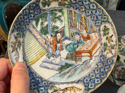 A rare Chinese Canton famille verte 27-piece tea service, 19th C. — photo 51