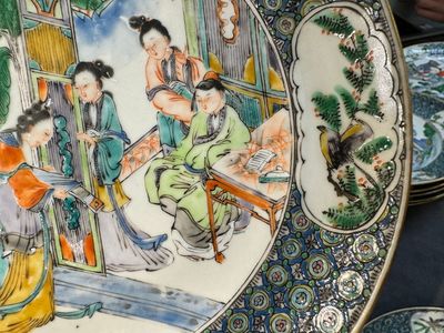 A rare Chinese Canton famille verte 27-piece tea service, 19th C. — photo 8