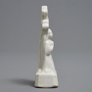 A rare Chinese Dehua blanc de Chine crucifix, Kangxi/Qianlong — 照片 2
