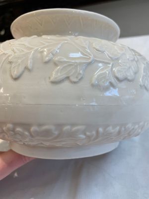 A rare Chinese Dehua blanc de Chine vase with floral design, Kangxi — photo 10