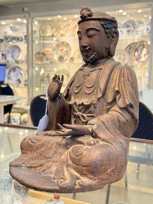 A rare Chinese dry lacquer figure of a Luohan, Ming — photo 13