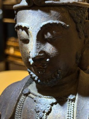 A rare Chinese dry lacquer figure of a Luohan, Ming — photo 18