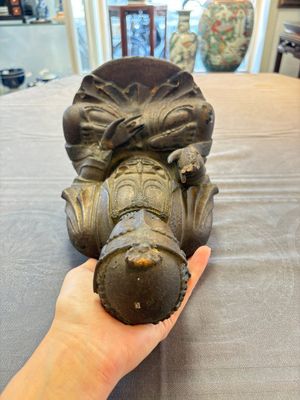 A rare Chinese dry lacquer figure of a Luohan, Ming — photo 5