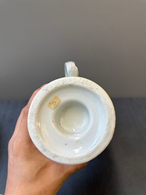 A rare Chinese export porcelain ewer and basin with crowned monogram 'RLI', Qianlong — 照片 11