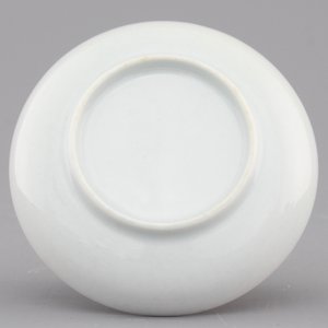 A rare Chinese export porcelain grisaille miniature cup and saucer, 18th C. — photo 3