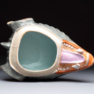 A rare Chinese famille rose 'boar head' tureen and cover, Qianlong — foto 10