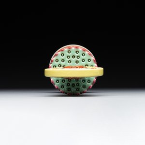 A rare Chinese famille rose Buddhist emblem altar ornament, Qianlong mark and of the period — photo 7
